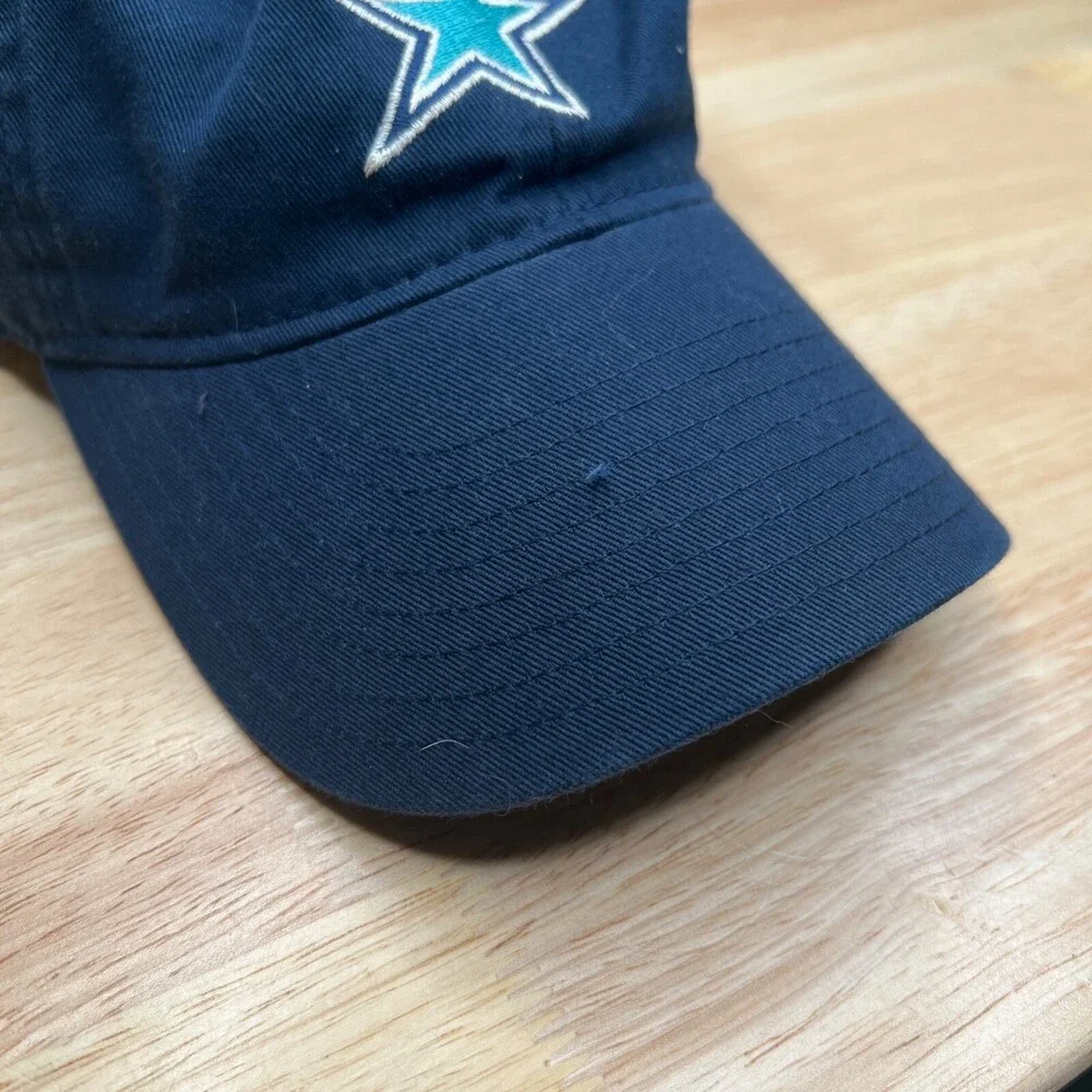 Adidas Stars Hat Mens Adjustable Blue‎ Strap Baseball Cap Football Sports Logo